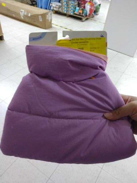 Oodies Fall Pet Collection dog sweater/jacket, Medium