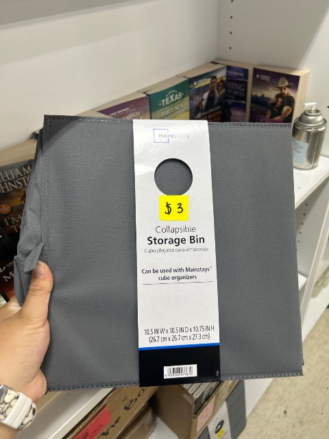 Mainstays Collapsible Storage Bin