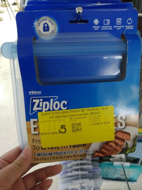 Ziploc Endurables Pouch Medium 16 fl oz