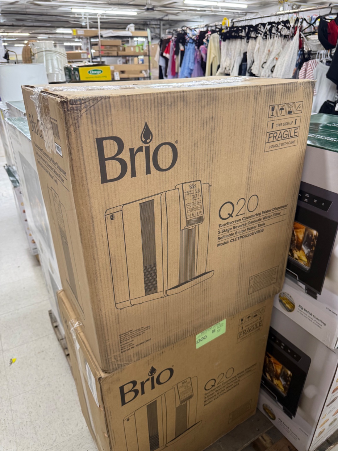 Brio Q20 countertop water dispenser