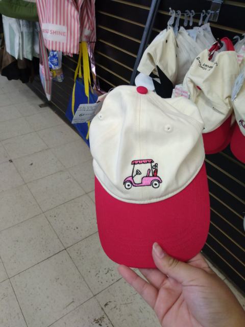 Golf cart hat