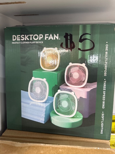 Desktop fan
