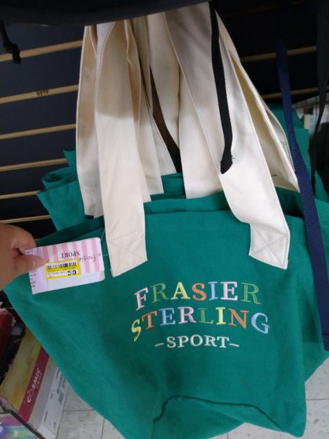 Frasier Sterling Sport Rainbow Logo Tote Bag