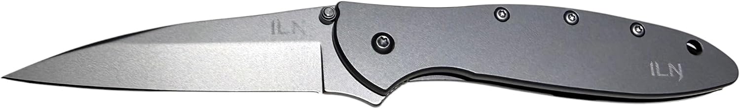 iLikeNew ILN EDC Spring-Assisted Folding Pocket Knife – Silver — photo 1