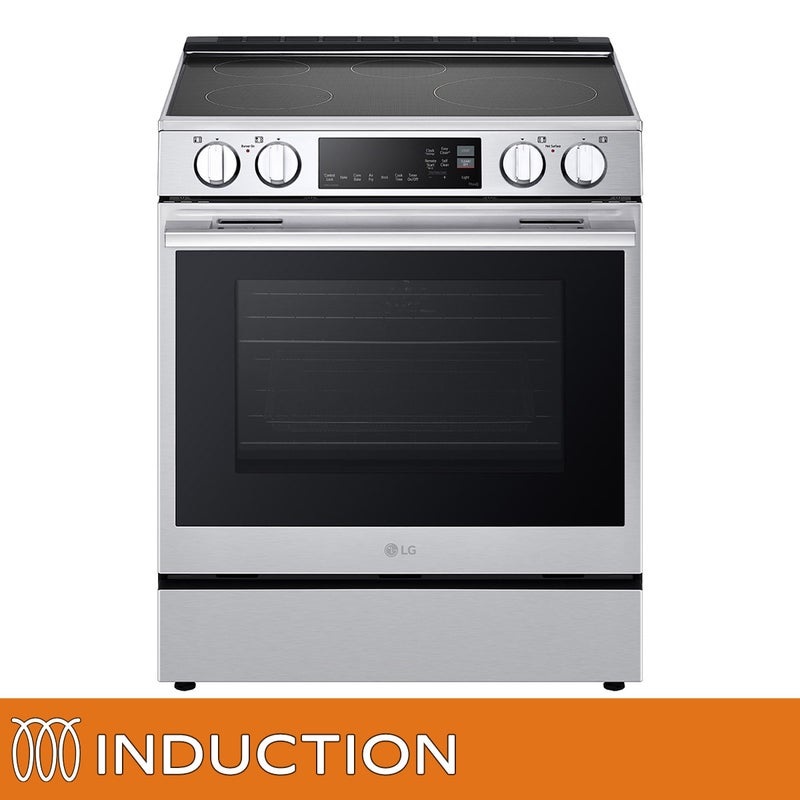 LG 6.3 cu. ft. Smart Induction Slide-in Range with ProBake Convection and New Premium Handle – LSIL6334XE