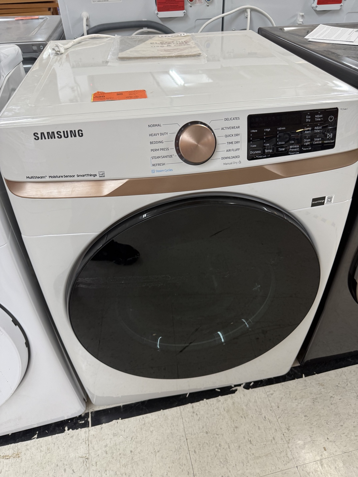 Samsung 7.5 cu. ft. Electric Dryer – DVE50BG8300E