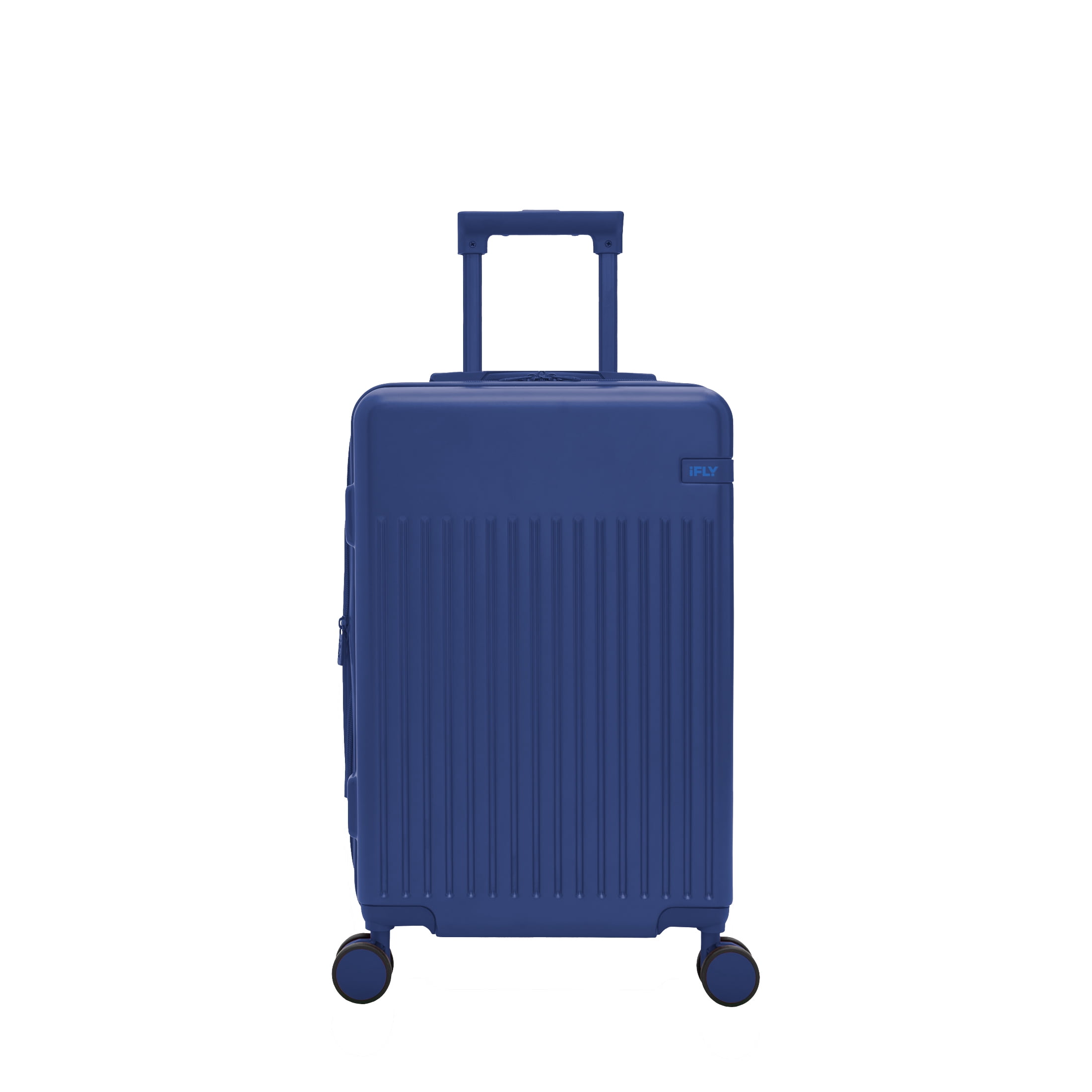 iFLY Transit 20-inch Expandable Hardside Spinner Carry-On Luggage – Royal Blue